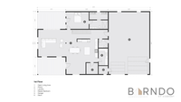 This image shows the first floor of a barndominium plan.