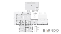This image shows the first floor of a barndominium plan.