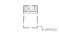 This image shows the second floor of a barndominium plan.